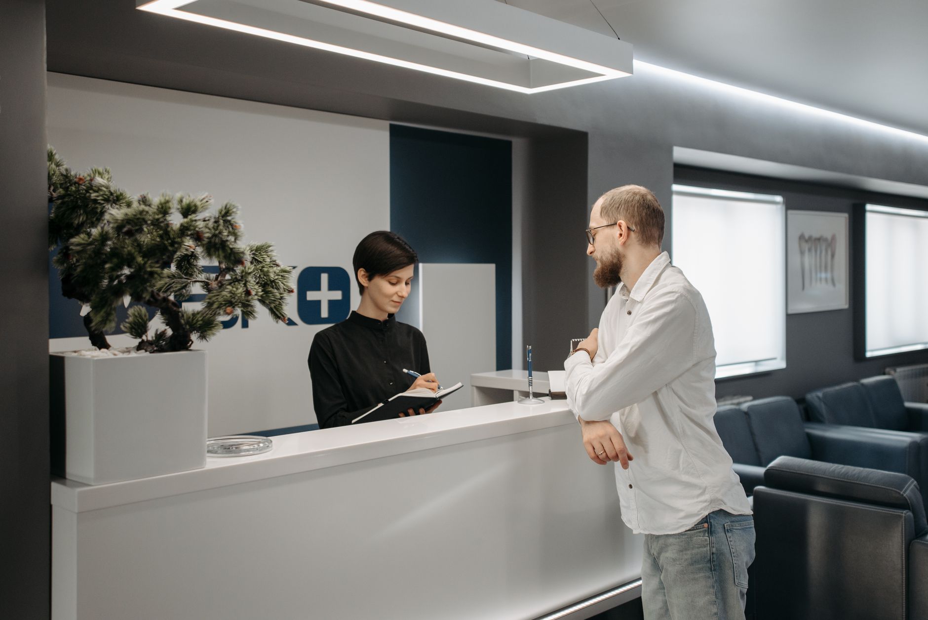 Rådgivning på et kontor